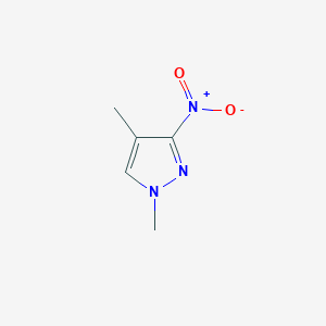 molecular formula C5H7N3O2 B3120699 1,4-dimethyl-3-nitro-1H-pyrazole CAS No. 26956-09-2
