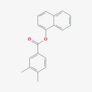molecular formula C19H16O2 B312073 1-Naphthyl3,4-dimethylbenzoate 