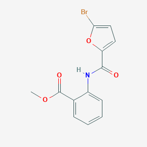 molecular formula C13H10BrNO4 B312075 Methyl 2-[(5-bromofuran-2-carbonyl)amino]benzoate 