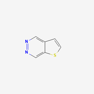 molecular formula C6H4N2S B3120762 Thieno[2,3-d]pyridazine CAS No. 272-15-1
