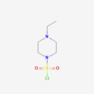molecular formula C6H13ClN2O2S B3120794 4-Ethylpiperazine-1-sulfonyl chloride CAS No. 273207-02-6