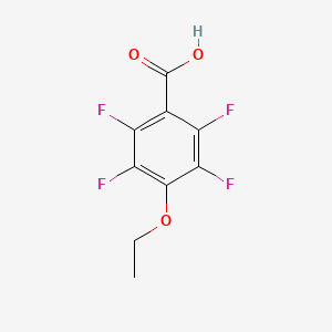molecular formula C9H6F4O3 B3120817 4-Ethoxy-2,3,5,6-tetrafluorobenzoic acid CAS No. 27375-80-0