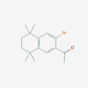 1-(3-Bromo-5,5,8,8-tetramethyl-5,6,7,8-tetrahydronaphthalen-2-yl)ethanone