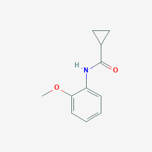 molecular formula C11H13NO2 B312095 N-(2-methoxyphenyl)cyclopropanecarboxamide 