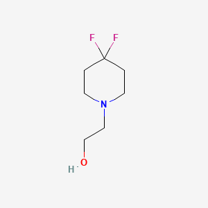 molecular formula C7H13F2NO B3120951 2-(4,4-Difluoropiperidin-1-yl)ethan-1-ol CAS No. 276862-11-4