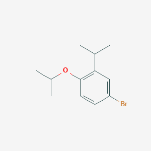 molecular formula C12H17BrO B3121007 4-溴-1-异丙氧基-2-异丙苯 CAS No. 277323-14-5