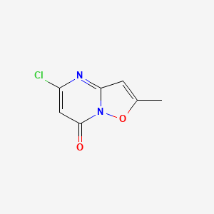 B3121058 5-chloro-2-methyl-7H-isoxazolo[2,3-a]pyrimidin-7-one CAS No. 278614-92-9