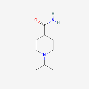 molecular formula C9H18N2O B3121129 1-Isopropylpiperidine-4-carboxamide CAS No. 280115-83-5
