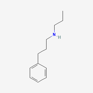 molecular formula C12H19N B3121142 (3-Phenylpropyl)(propyl)amine CAS No. 28031-50-7