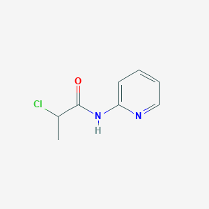 molecular formula C8H9ClN2O B3121150 2-Chloro-N-pyridin-2-ylpropanamide CAS No. 28036-30-8