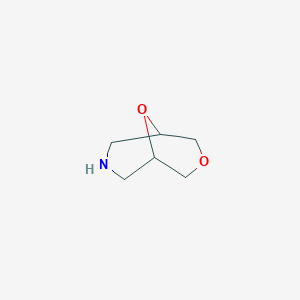 molecular formula C6H11NO2 B3121205 3,9-二氧杂-7-氮杂双环[3.3.1]壬烷 CAS No. 281-08-3