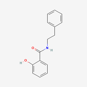 molecular formula C15H15NO2 B3121247 2-Hydroxy-n-(2-phenylethyl)benzamide CAS No. 2819-61-6