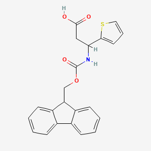 3-{[(9H-fluoren-9-ylmethoxy)carbonyl]amino}-3-(thiophen-2-yl)propanoic acid