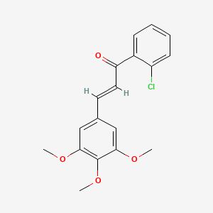 1-(2-Chlorophenyl)-3-(3,4,5-trimethoxyphenyl)prop-2-en-1-one