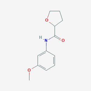 molecular formula C12H15NO3 B312131 N-(3-methoxyphenyl)tetrahydro-2-furancarboxamide 