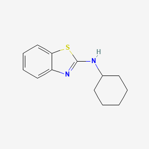 molecular formula C13H16N2S B3121323 N-环己基-1,3-苯并噻唑-2-胺 CAS No. 28291-75-0