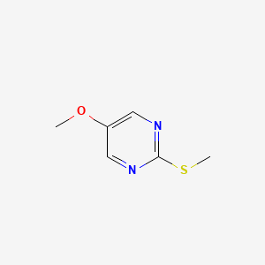 molecular formula C6H8N2OS B3121345 5-Methoxy-2-methylthiopyrimidine CAS No. 28340-76-3