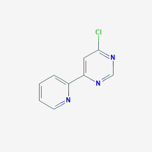 molecular formula C9H6ClN3 B3121362 4-氯-6-吡啶-2-基嘧啶 CAS No. 284050-18-6