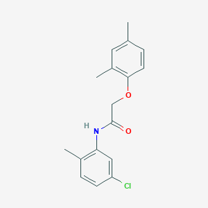 molecular formula C17H18ClNO2 B312138 N-(5-chloro-2-methylphenyl)-2-(2,4-dimethylphenoxy)acetamide 