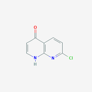 molecular formula C8H5ClN2O B3121450 7-氯-1,8-萘啶-4(1H)-酮 CAS No. 286411-21-0