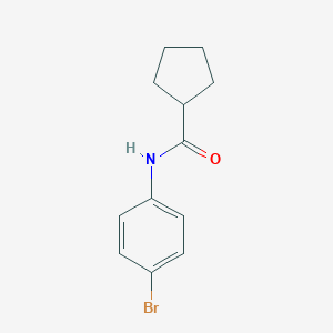 molecular formula C12H14BrNO B312146 N-(4-bromophenyl)cyclopentanecarboxamide 