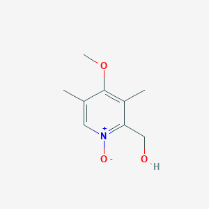 molecular formula C9H13NO3 B3121476 2-Pyridinemethanol, 4-methoxy-3,5-dimethyl-, 1-oxide CAS No. 287118-45-0