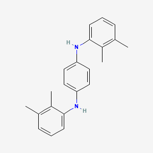 molecular formula C22H24N2 B3121481 1,4-Benzenediamine, N,N'-bis(dimethylphenyl)- CAS No. 28726-30-9