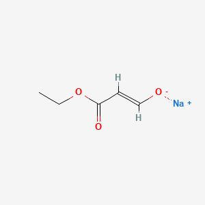 molecular formula C5H7NaO3 B3121487 Sodium 3-ethoxy-3-oxoprop-1-en-1-olate CAS No. 287390-25-4