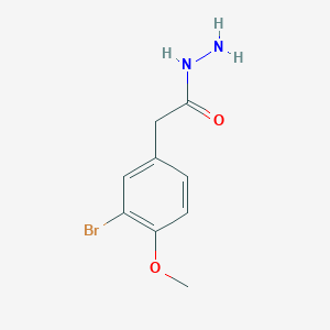Benzeneaceticacid,3-bromo-4-methoxy-,hydrazide