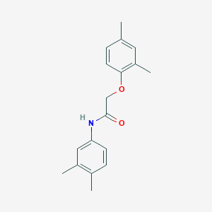 molecular formula C18H21NO2 B312152 2-(2,4-dimethylphenoxy)-N-(3,4-dimethylphenyl)acetamide 