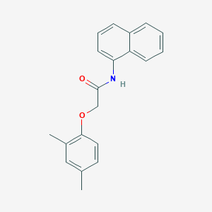 molecular formula C20H19NO2 B312154 2-(2,4-dimethylphenoxy)-N-(naphthalen-1-yl)acetamide 