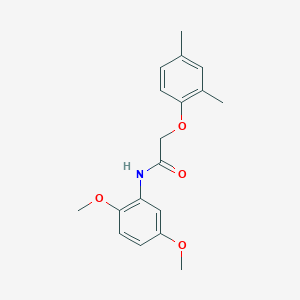 molecular formula C18H21NO4 B312156 N-(2,5-dimethoxyphenyl)-2-(2,4-dimethylphenoxy)acetamide 