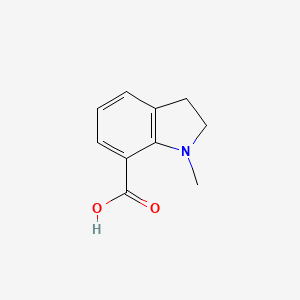 molecular formula C10H11NO2 B3121593 1-Methylindoline-7-carboxylic acid CAS No. 289725-22-0