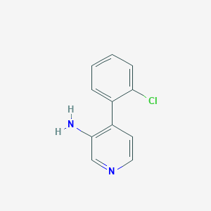 molecular formula C11H9ClN2 B3121610 3-Pyridinamine, 4-(2-chlorophenyl)- CAS No. 290297-28-8