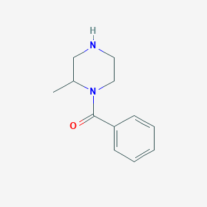 molecular formula C12H16N2O B3121706 (2-Methylpiperazin-1-yl)(phenyl)methanone CAS No. 292063-50-4