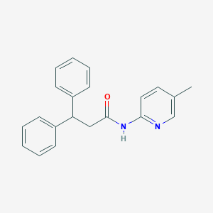N-(5-methylpyridin-2-yl)-3,3-diphenylpropanamide