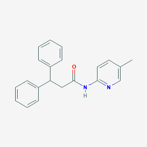 N-(5-methyl-2-pyridinyl)-3,3-diphenylpropanamide