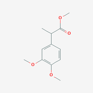 molecular formula C12H16O4 B3121720 Methyl 2-(3,4-dimethoxyphenyl)propanoate CAS No. 29207-02-1