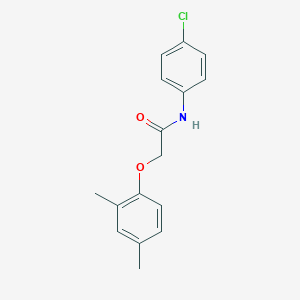molecular formula C16H16ClNO2 B312173 N-(4-chlorophenyl)-2-(2,4-dimethylphenoxy)acetamide 
