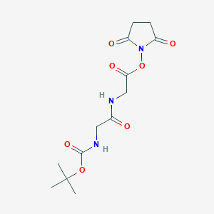molecular formula C13H19N3O7 B3121743 Boc-Gly-Gly-OSu CAS No. 29248-48-4
