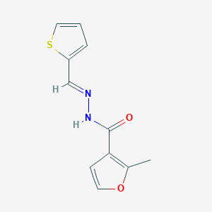 2-methyl-N'-(2-thienylmethylene)-3-furohydrazide