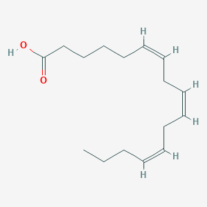 molecular formula C16H26O2 B3121809 (6Z,9Z,12Z)-6,9,12-Hexadecatrienoic acid CAS No. 29428-96-4