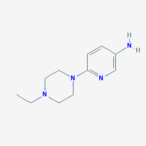 molecular formula C11H18N4 B3121845 6-(4-乙基哌嗪-1-基)吡啶-3-胺 CAS No. 295349-69-8