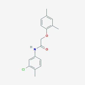 N-(3-chloro-4-methylphenyl)-2-(2,4-dimethylphenoxy)acetamide