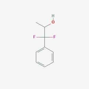 molecular formula C9H10F2O B3121870 1,1-Difluoro-1-phenylpropan-2-ol CAS No. 29548-92-3