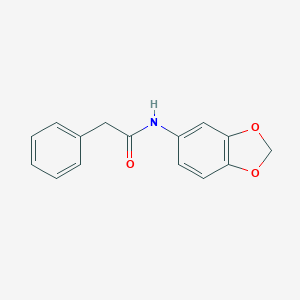 molecular formula C15H13NO3 B312188 N-(1,3-benzodioxol-5-yl)-2-phenylacetamide 