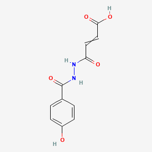4-[(4-Hydroxyphenyl)formohydrazido]-4-oxobut-2-enoic acid