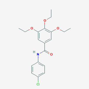 N-(4-chlorophenyl)-3,4,5-triethoxybenzamide
