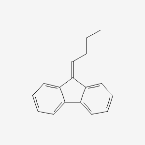 molecular formula C17H16 B3121942 9-Butylidene-9H-fluorene CAS No. 29754-40-3