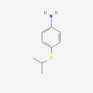 molecular formula C9H13NS B3121949 4-异丙硫代苯胺 CAS No. 2976-70-7